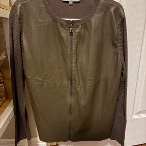 Sioni Brown Knit Jacket